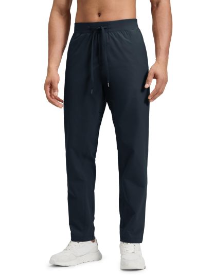 CRZ YOGA Mens Workout Daily Pants 30 inch - Quick Dry Sweat-Wicking Athletic Casual Lounge Joggers Trouser with Pockets