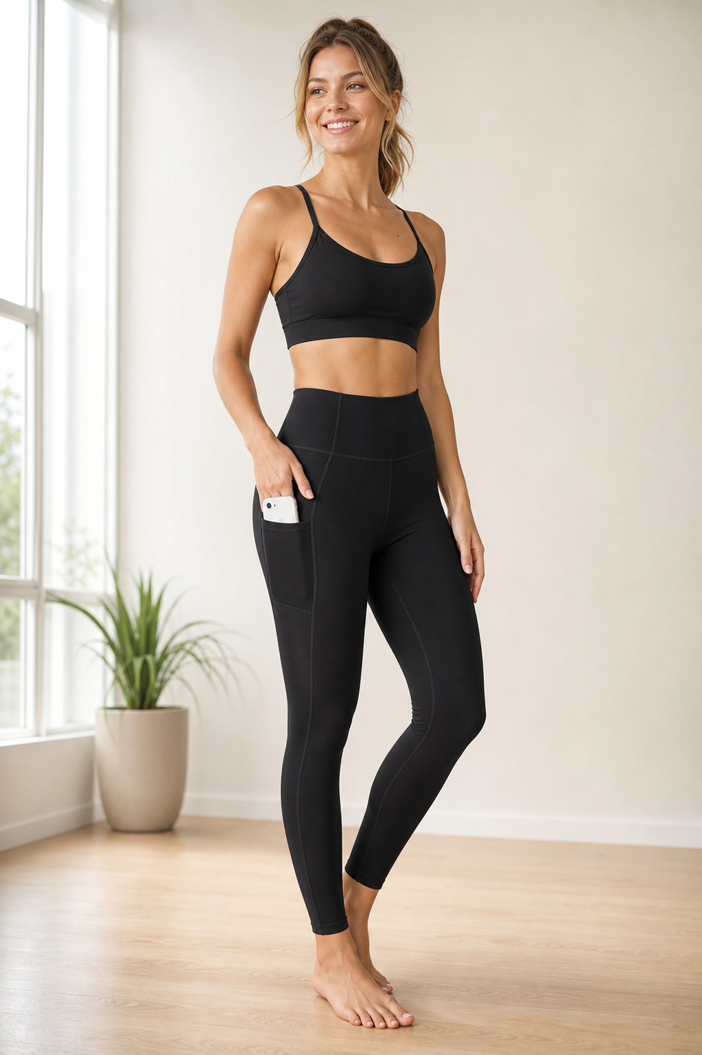High-Waist Pocket Yoga Leggings
