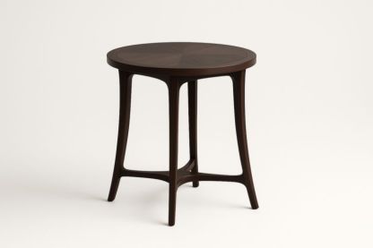 Table d'Appoint Ronde en Bois