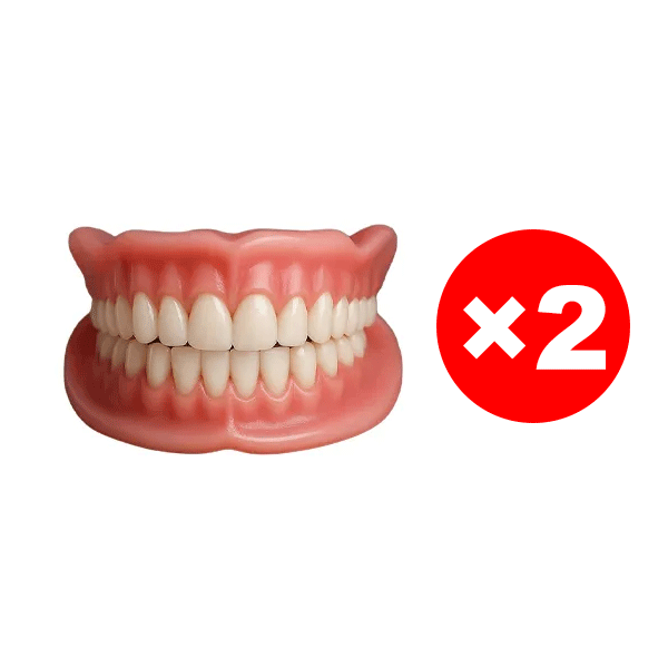 [Comes with Portable Denture Case] ​​Regain Your Smile with Dentures