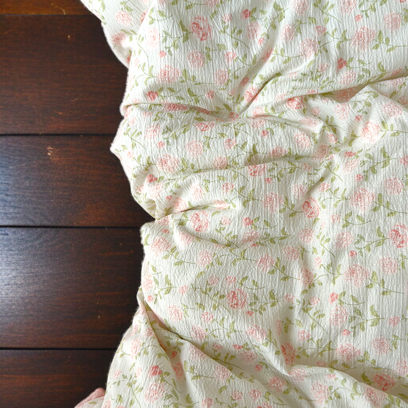 Deluxe Microfiber Jacquard Bedding Set, 4 Pieces – Bed Sheet & Duvet Cover Set