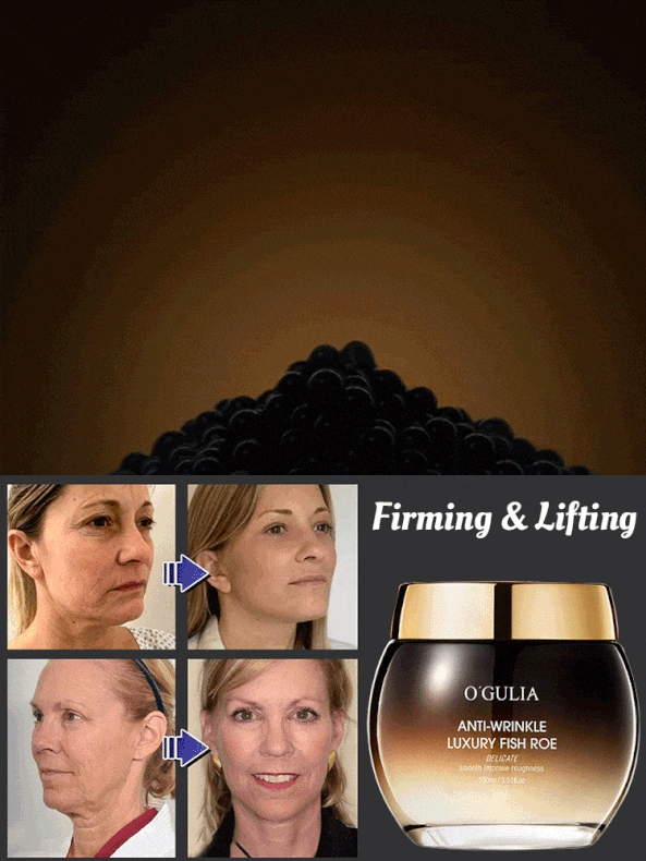 Luxuriöse Ginseng & Kaviar Anti-Falten Feuchtigkeitsmaske mit Applikator