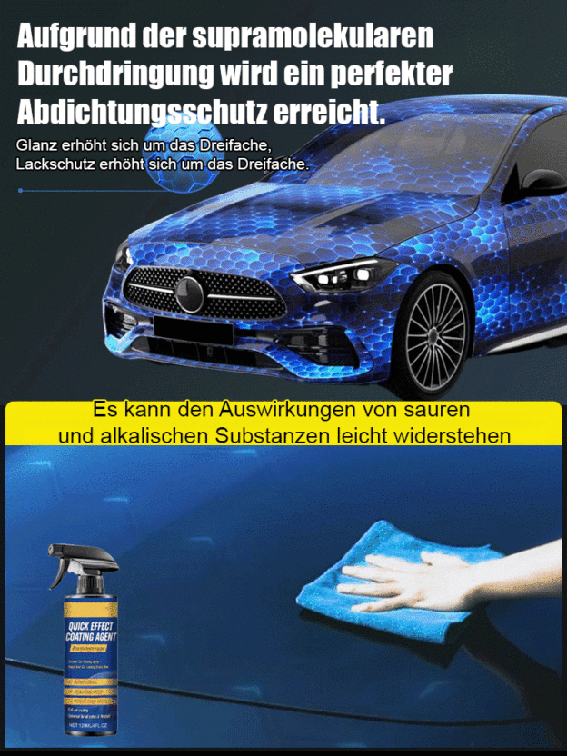Nano-Beschichtungsmittel für Keramikbeschichtungen im Automobilbereich