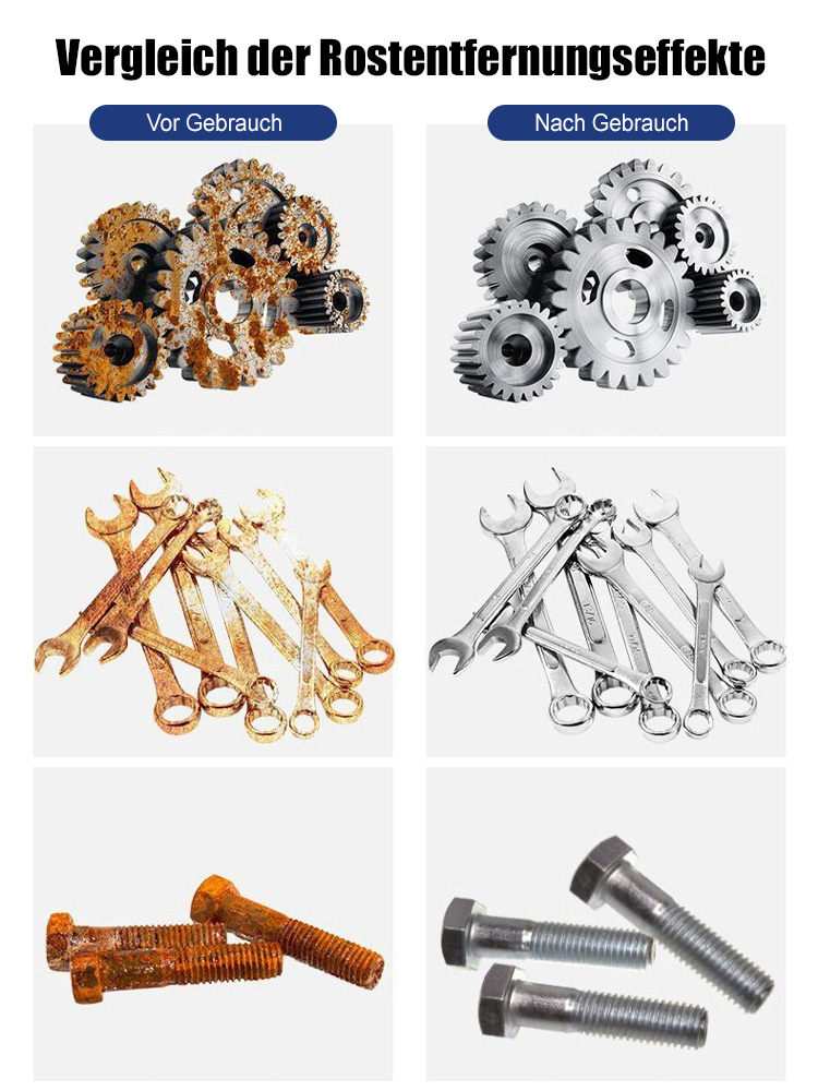 Rostfrei in 3 Sekunden! Löst Rost und erneuert Metall sofort. Über 1 Mio. mal weltweit verkauft！