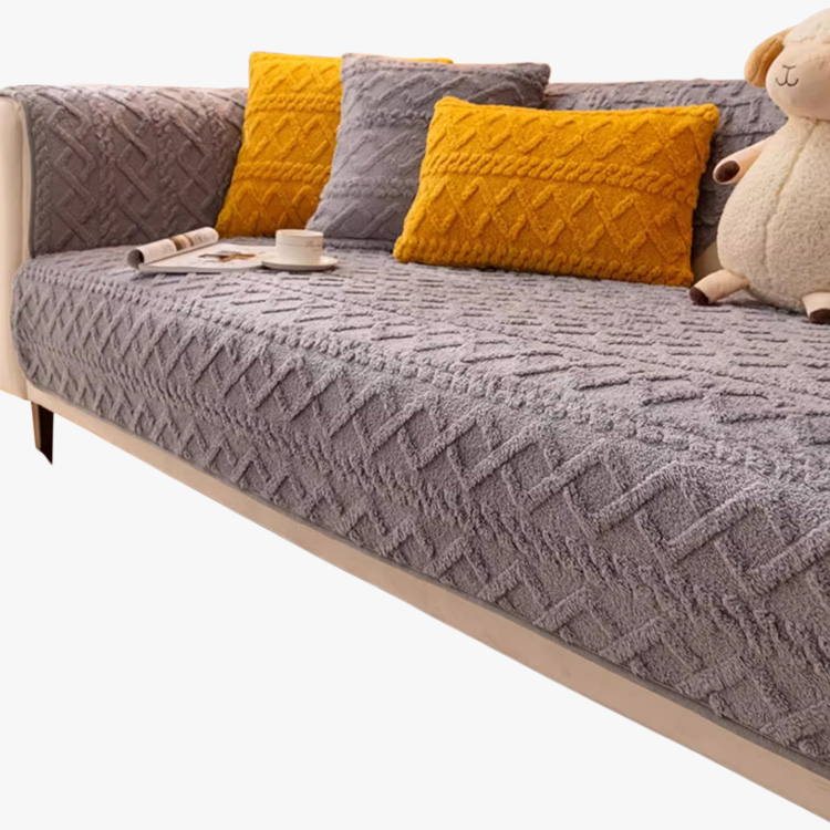 Warme Plüsch Sitzauflage für den Winter, rutschfest