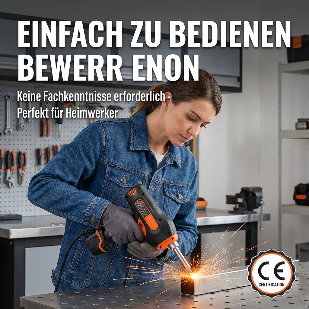  【90 ℃-480 ℃ einstellbar】 Handheld-Laserschweißmaschine