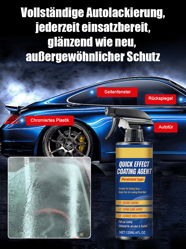 Nano-Beschichtungsmittel für Keramikbeschichtungen im Automobilbereich