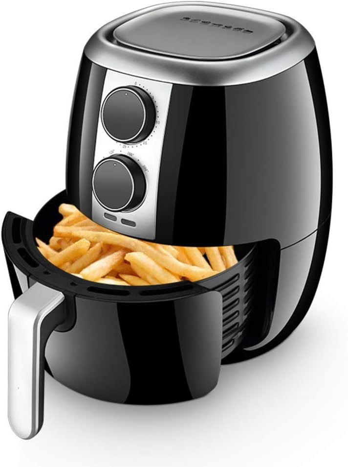 Digitale Heißluftfritteuse, Intelligenter, fettarmer, gesunder Kocher, Heißluftfritteuse, Fritteuse mit großer Kapazität, Keine Dämpfe, Keine Ölfritteuse, Miniofen, Pommes - Frites - Maschine,-Villaota
