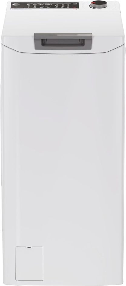 Hoover Toplader Waschmaschine THOS486TM4 - S 8 kg I Gentle Touch I Smarte Bedienung mit Wi - Fi und Bluetooth I All in One Programme I Weiß-Villaota