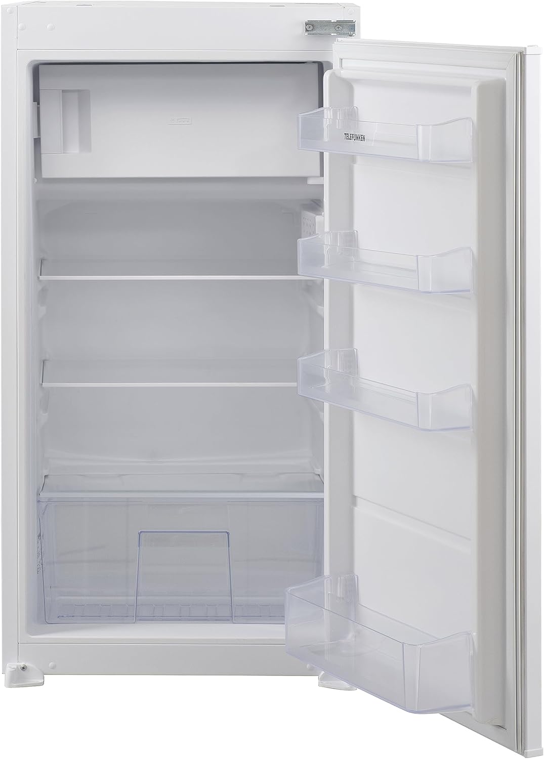 TELEFUNKEN EKG102S147E Einbaukühlschrank mit 4 - Sterne - Gefrierfach - 102cm Nische - Schlepptür - Technik - 139 Liter Nutzinhalt - Temperaturregelung - Weiß-Villaota