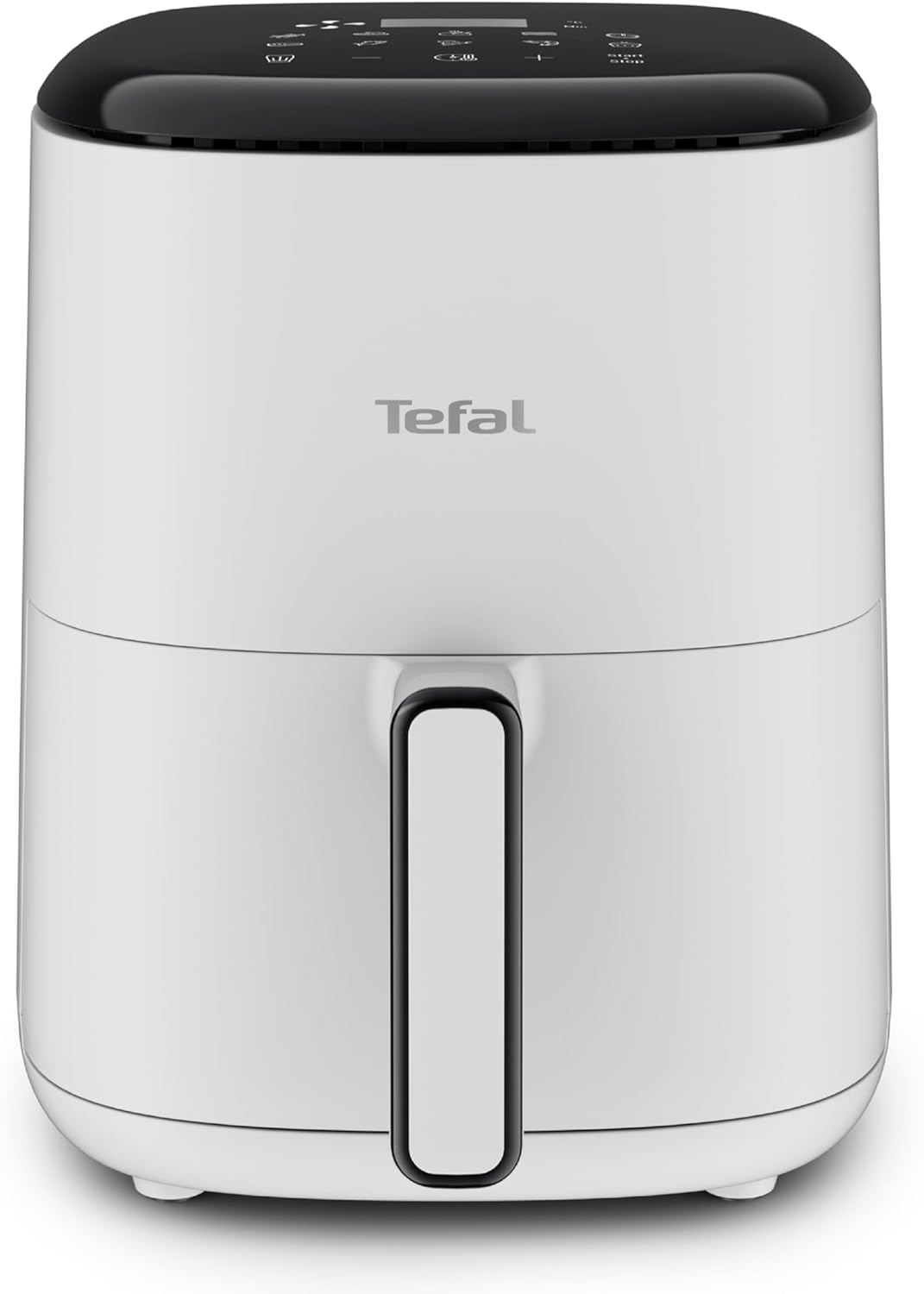 Tefal Easy Fry Compact Heißluftfritteuse Airfryer 3 L - kompakt für 1 - 4 Personen, 10 Programme mit Touch - Display, antihaftbeschichtet, energiesparend, gesund und knusprig genießen, EY145A-Villaota