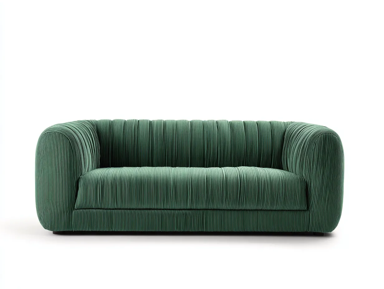 Sofa 3-Sitzer – Stoff – 210×95×85 cm – grün – für Wohnzimmer – modernes Design