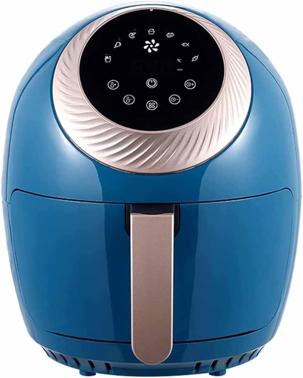 Heißluftfritteuse, Digitale Smart - CNC, 1400 W Heißluftfritteuse, 7 voreingestellte Kochmodi, abnehmbare Antihaft - Pfanne, hohe Ambition to Pursue Happiness-Villaota