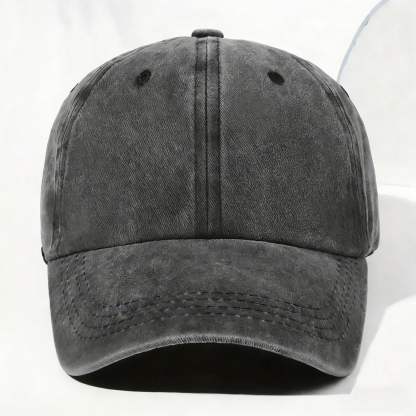 Casquette en Denim Délavé Personnalisée - Ce Papi Nous Appartient