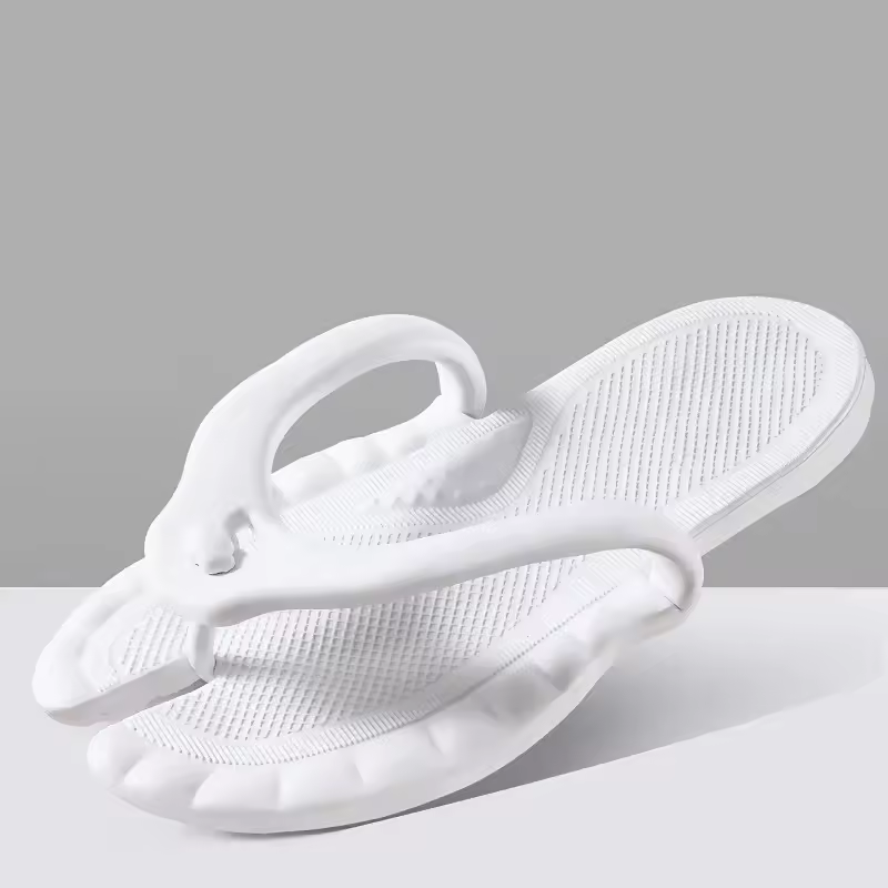 New Solid Color Portable Folding Slippers for Men Women Lightweight Nonslip Flip-flops for Indoor Outdoor Beach Travel Trip