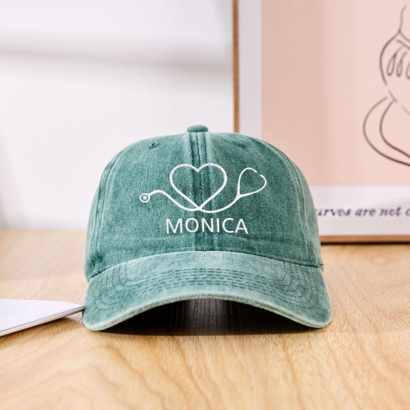 Personalized Caps for Nurse Embroidered Baseball Cap Medical Worker Hat Custom Nurse Gift Nurse Appreciation Hat