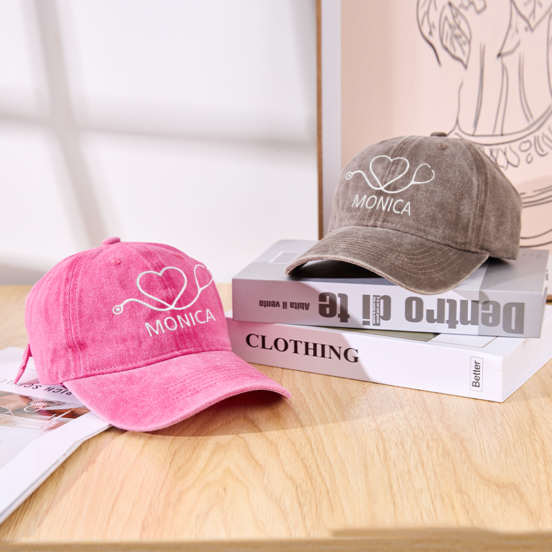 Personalized Caps for Nurse Embroidered Baseball Cap Medical Worker Hat Custom Nurse Gift Nurse Appreciation Hat
