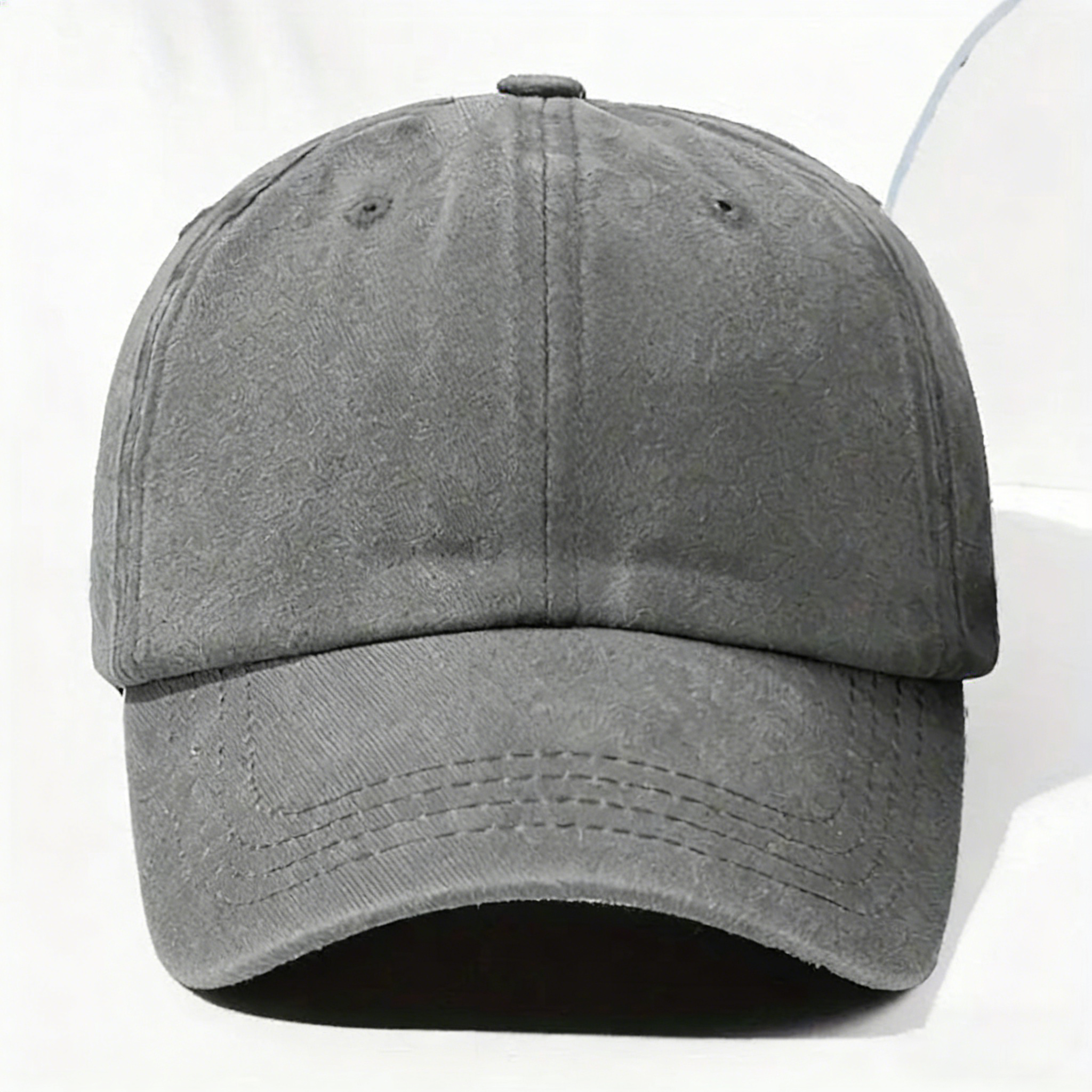 Casquette en Denim Délavé Personnalisée - Ce Papi Nous Appartient