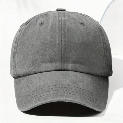 Casquette en Denim Délavé Personnalisée - Ce Papi Nous Appartient