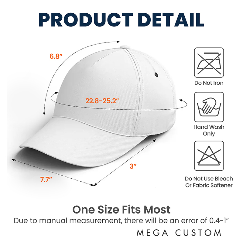 Personalized Baseball Cap with Custom Name for Baseball Enthusiasts