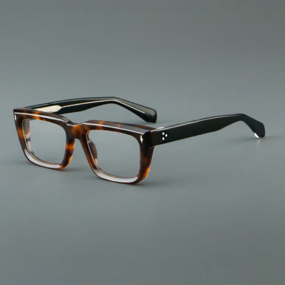 Sutton Retro Rectangle Acetate Glasses Frame