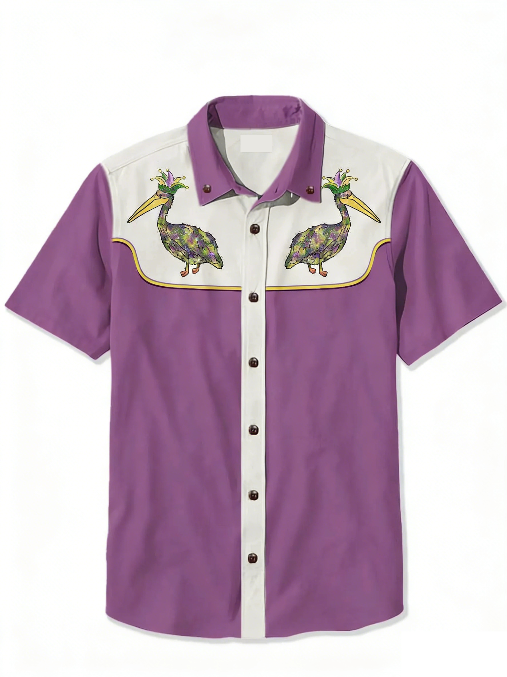 Mardi Gras Pelican   Shirt