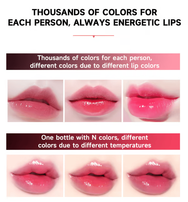 ⏰ Last Day Promotion!🎁- ✨LOVILDS Transferproof Color-Changing Lipstick💄CrystalClear Color Alchemy 💋 Auto-Tints on Contact!