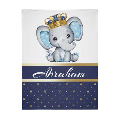 Personalized Cute Animal Baby Blanket - Gift for Baby