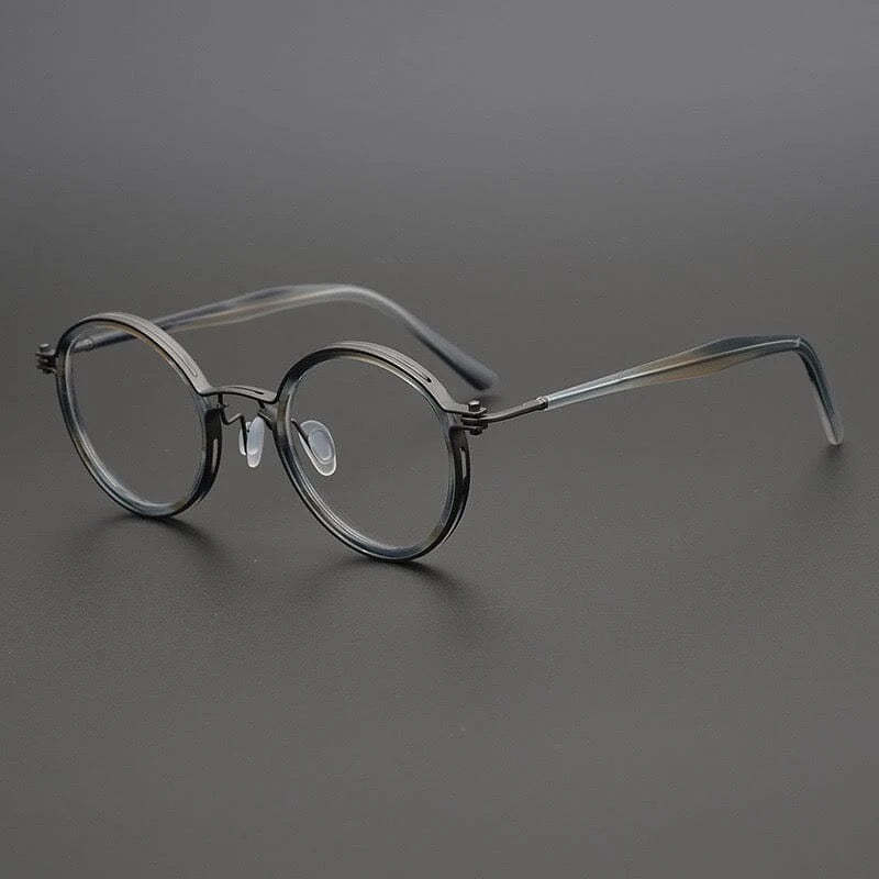 Tate Vintage Round Acetate Glasses Frame