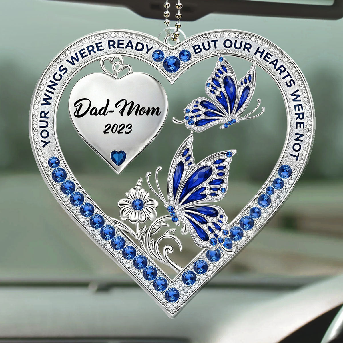 Your Wings - Personalized Custom Car Ornament