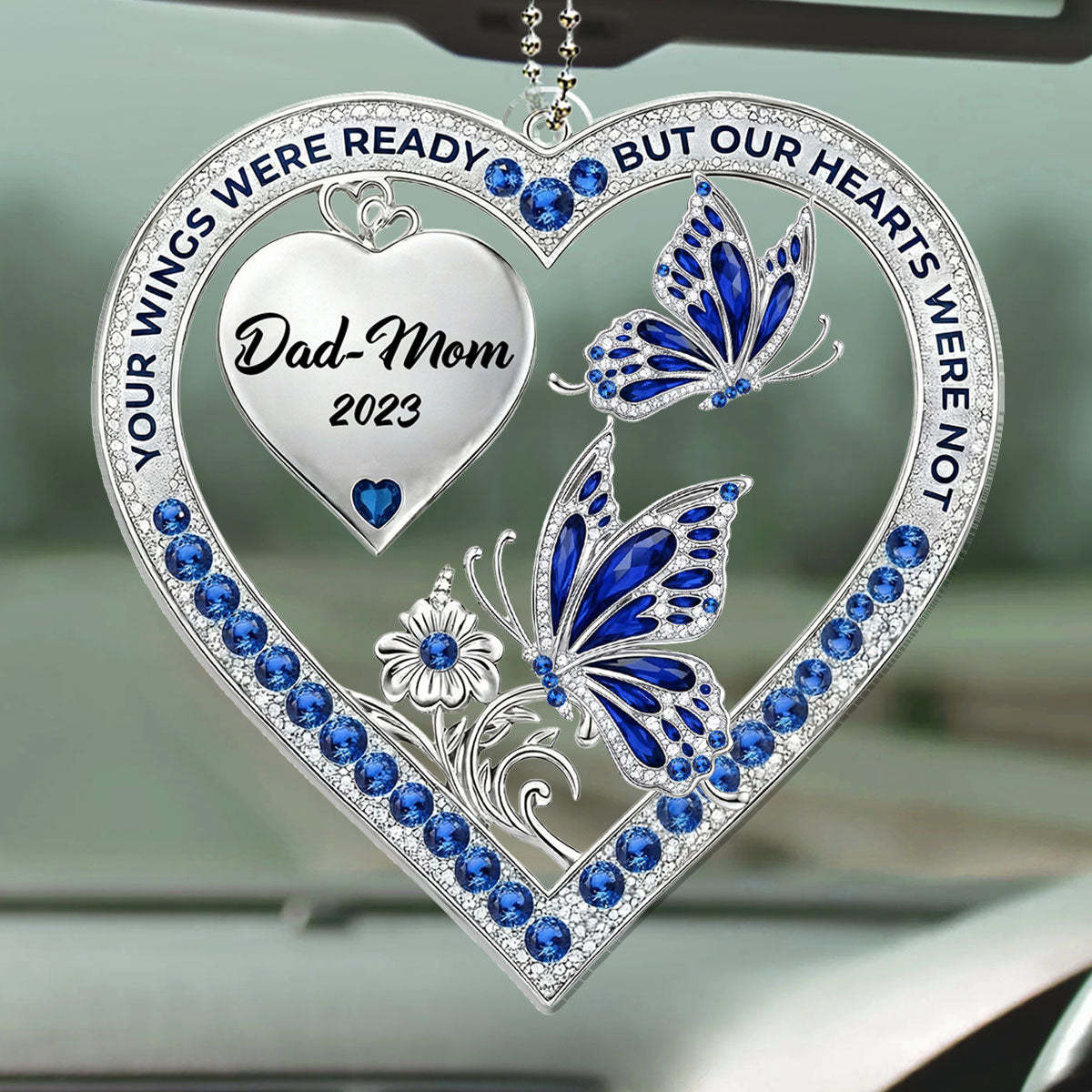Your Wings - Personalized Custom Car Ornament