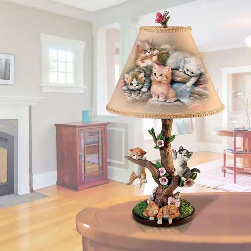 🎁A great gift - cat and dog table lamp