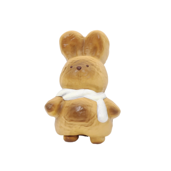 Snow White Sticky Bunny Squishy - Soft Mochi Animal Toy | Slow Rising Marshmallow Rabbit Fidget