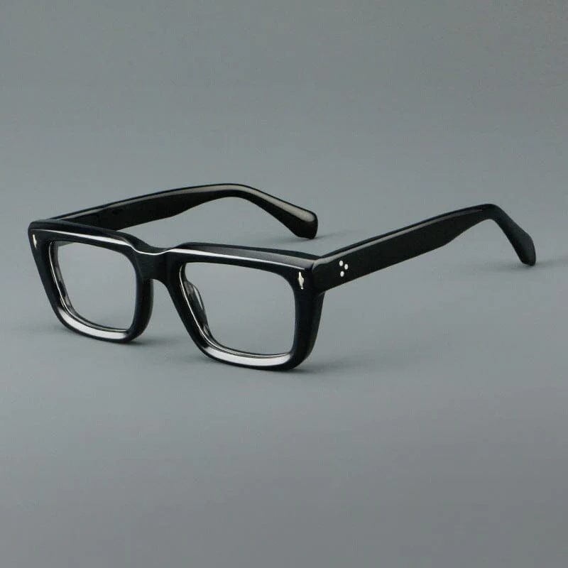 Sutton Retro Rectangle Acetate Glasses Frame