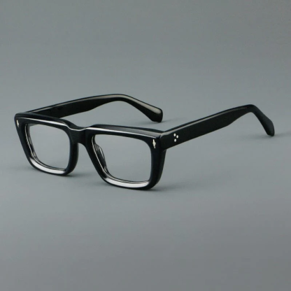 Sutton Retro Rectangle Acetate Glasses Frame