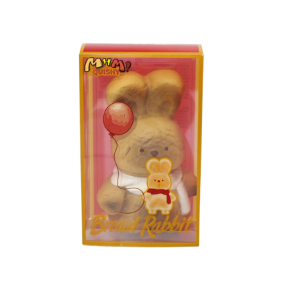 Snow White Sticky Bunny Squishy - Soft Mochi Animal Toy | Slow Rising Marshmallow Rabbit Fidget