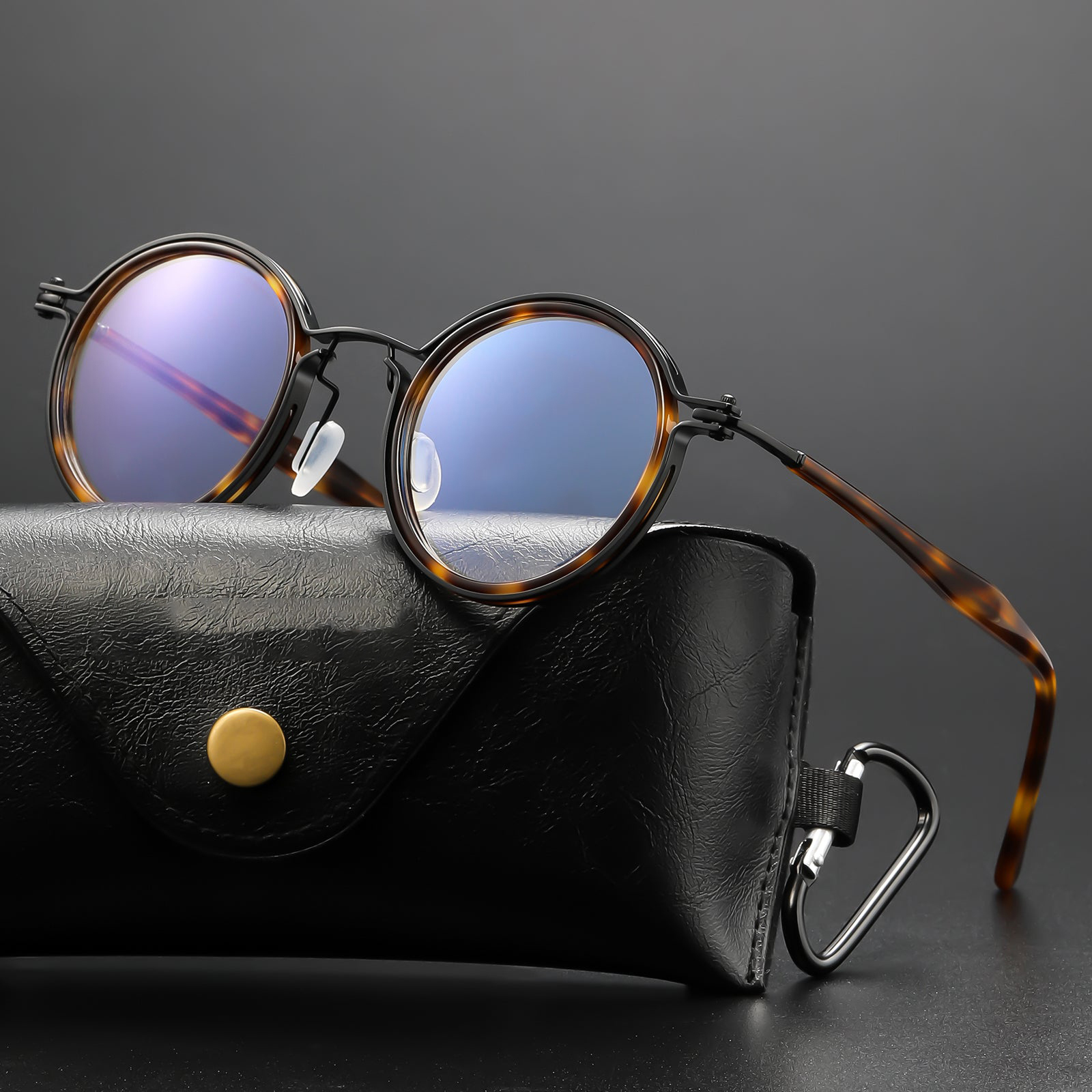 Tate Vintage Round Acetate Glasses Frame