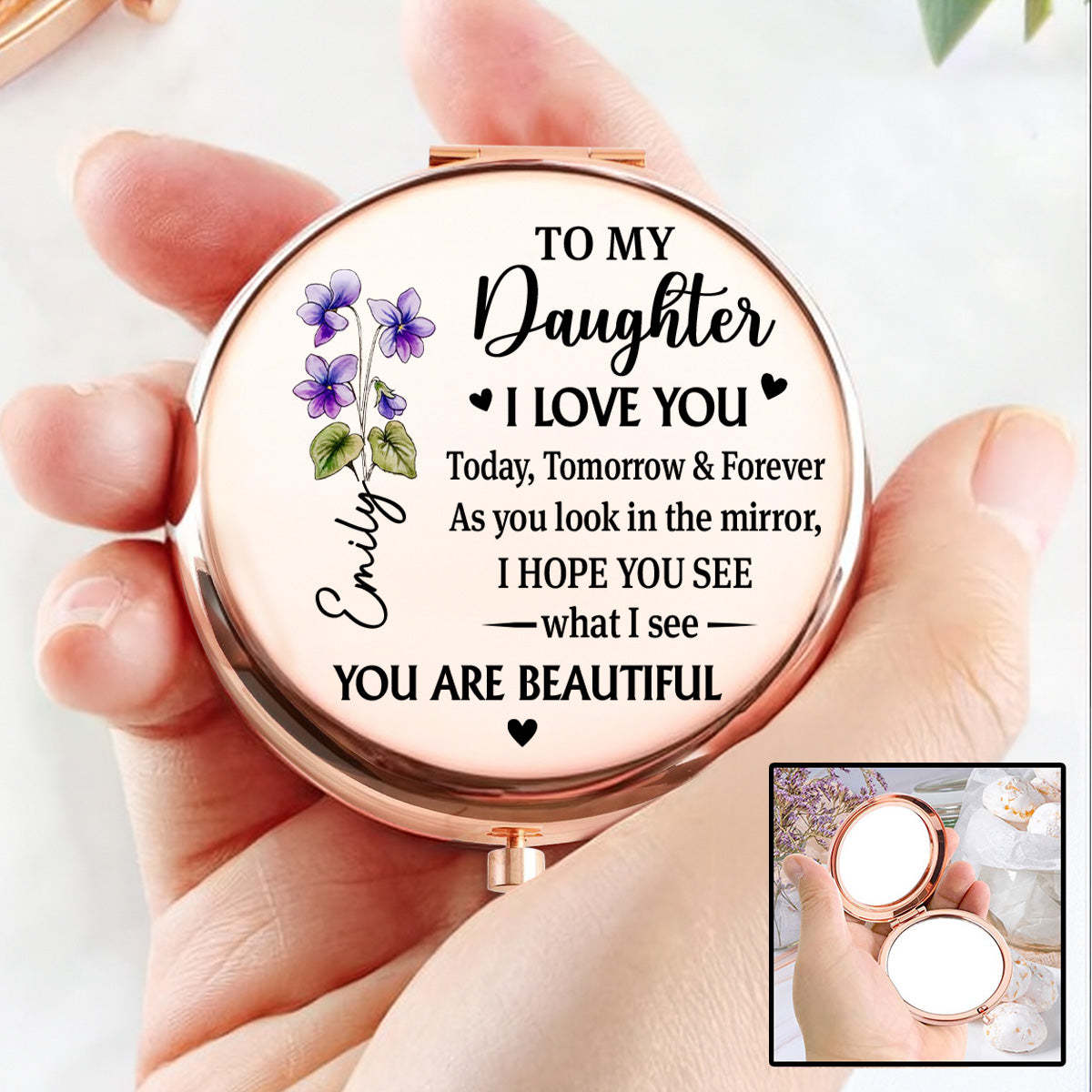 You Are My Greatest Blessing - Personalized Custom Compact Mirror