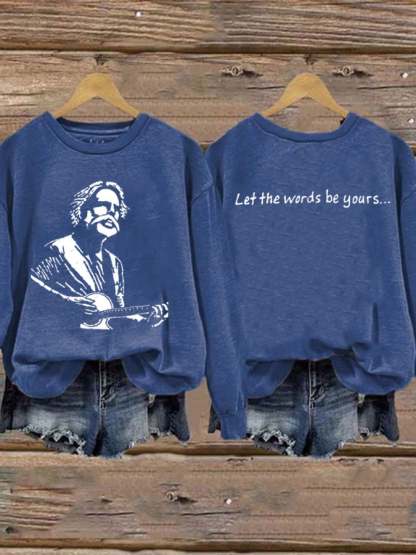 Women's Casual Printed Long-Sleeve Sweatshirt