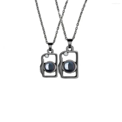 Personalized Photo Brass Heart Necklace With Picture Inside Mini Camera Locket Necklace Birthday Gifts