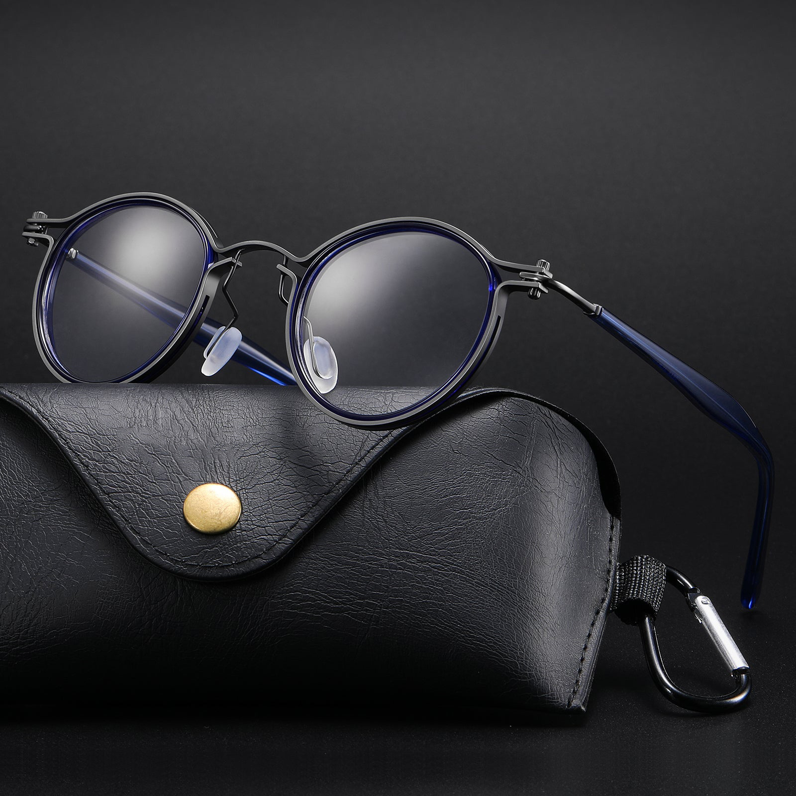 Tate Vintage Round Acetate Glasses Frame