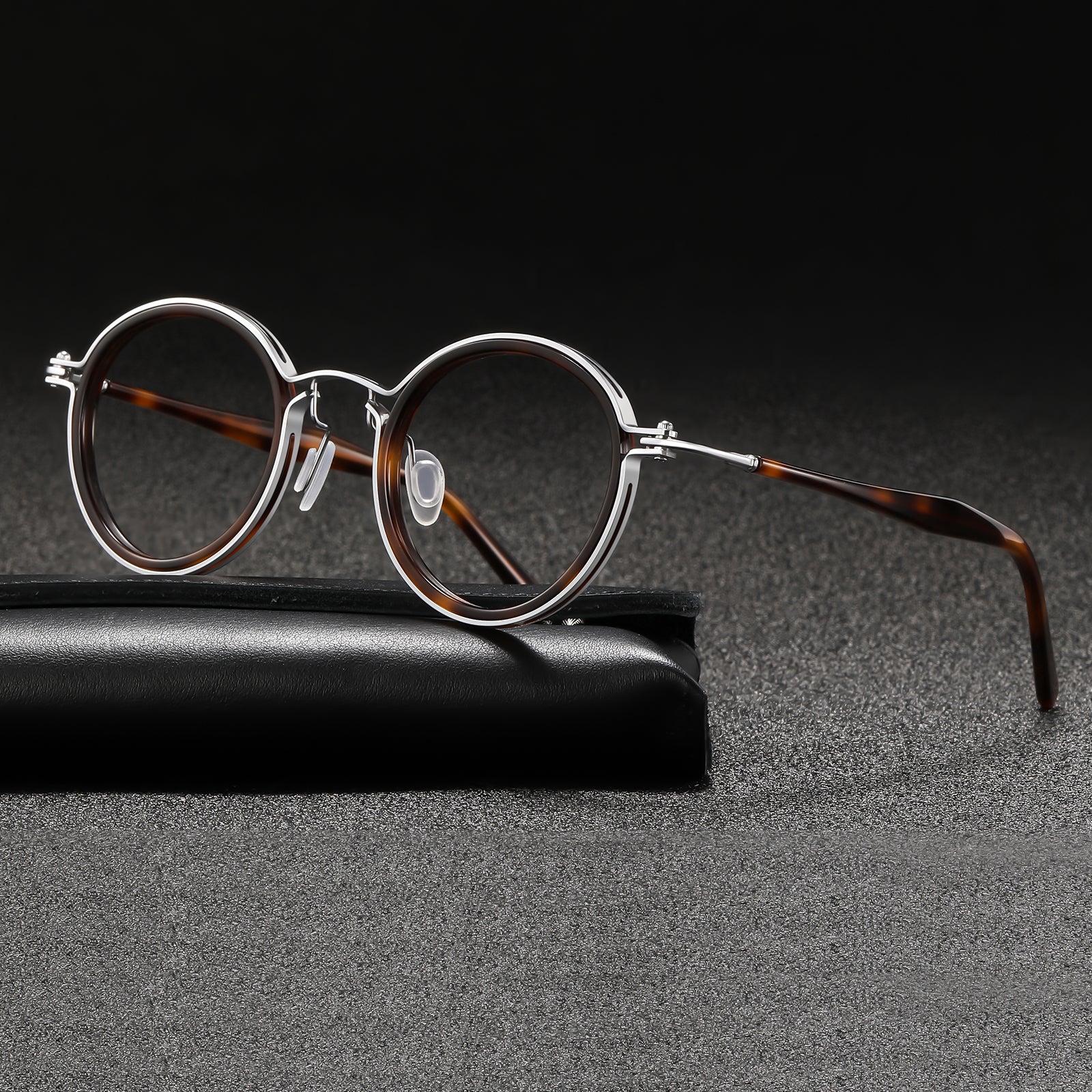 Tate Vintage Round Acetate Glasses Frame