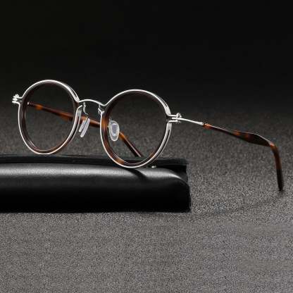 Tate Vintage Round Acetate Glasses Frame