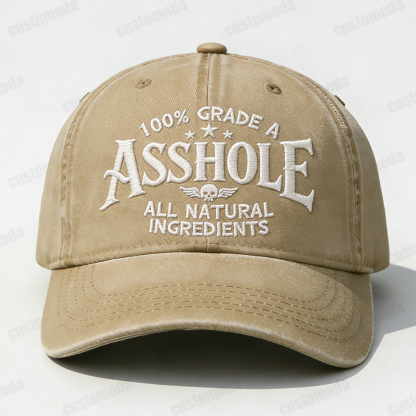 100% Grade A Asshole Embroidery Cap