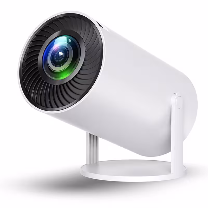 HD Wireless Portable Projector Mini Home Native resolution 1280x720 HD 720p Theater Projectors 180 Degree Rotation With Dual Wifi Built-in Android 11.0 OS