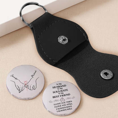 To My Husband Soulmate Best Friend - Personalized Custom Pocket Hug