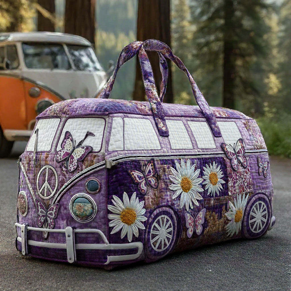 Hippie Van Quilted Duffle Bag GFTONT5958