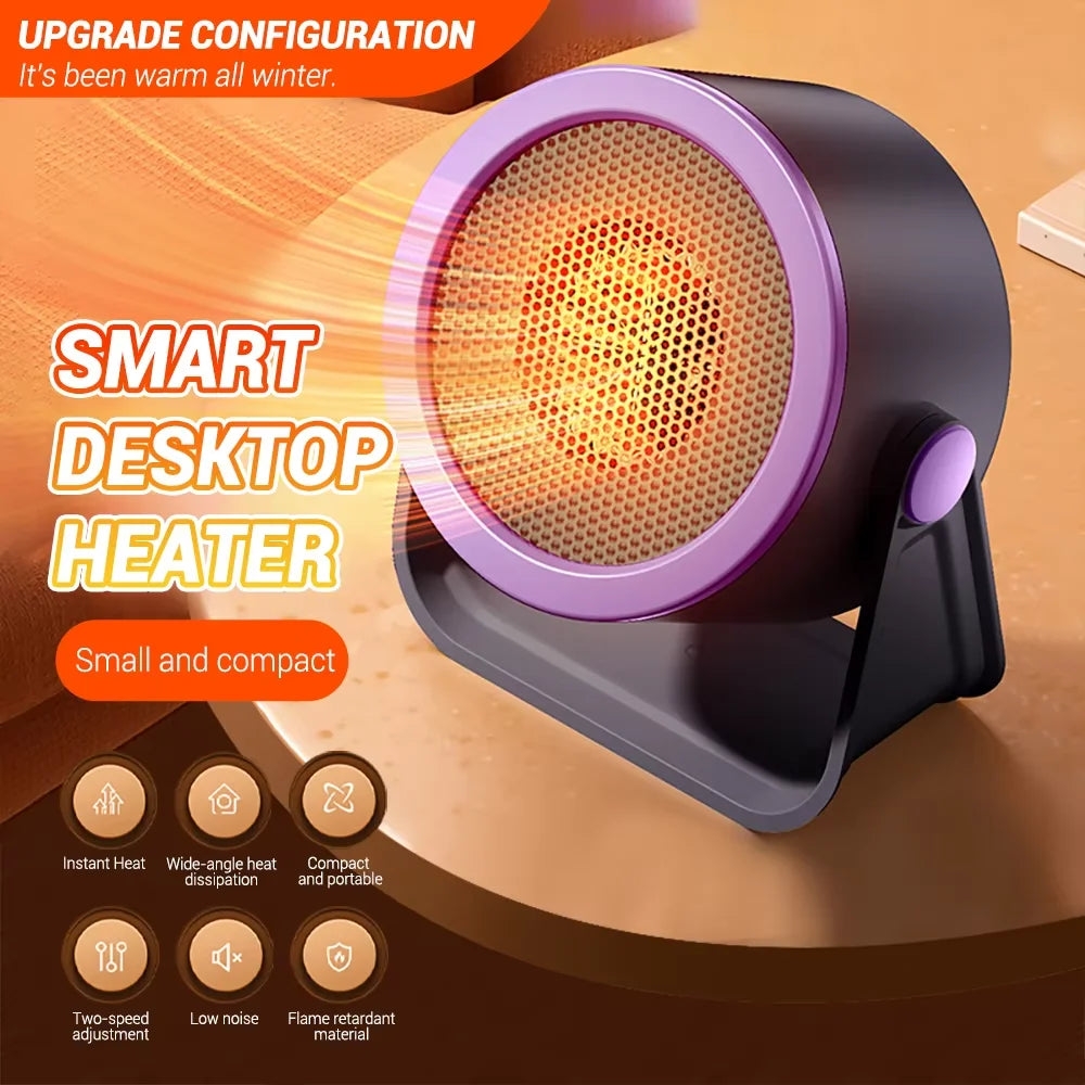 💥💥Electric Heater Quick Instant Heating Desktop Warm Air Blower Mini Indoor Warmer Machine for Home Office Winter Use