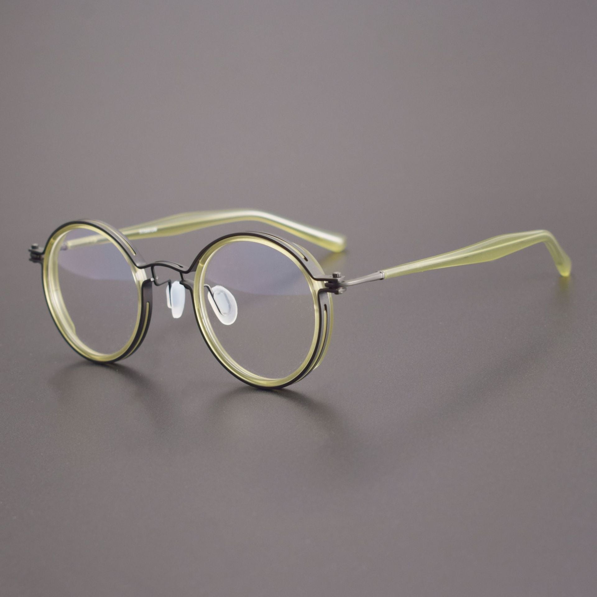 Tate Vintage Round Acetate Glasses Frame