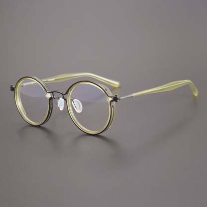 Tate Vintage Round Acetate Glasses Frame